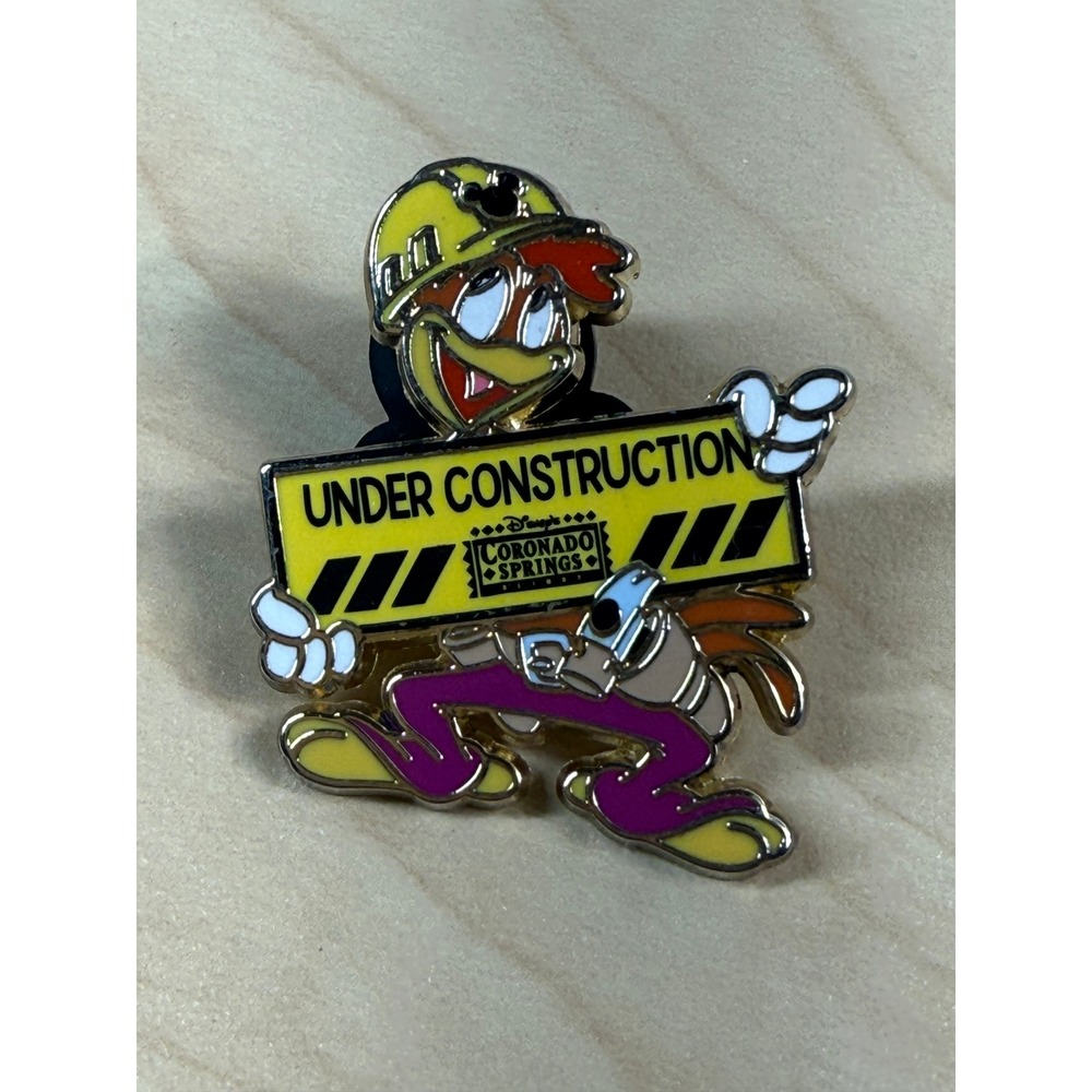 Disney Coronado Springs Resort Under Construction Panchito Pistoles Enamel Pin